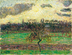 The Meadows at Éragny, Apple Tree by Camille Pissarro