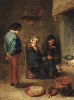 The Pancake Baker by David Teniers the Younger