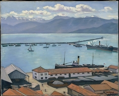 The Port de Bougie, Algiers, in Sunlight by Albert Marquet