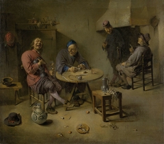 The Public Room at an Inn by Abraham Diepraam