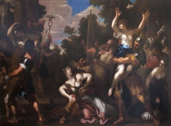 The Rape of the Sabines (after Pietro da Cortona) by Johan Danckerts