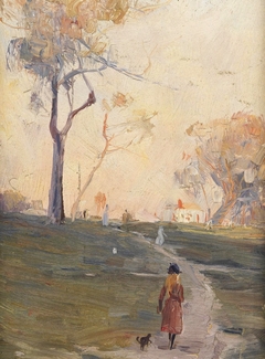 The Road Up the Hill by Arthur Streeton