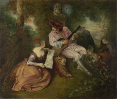 The Scale of Love by Antoine Watteau