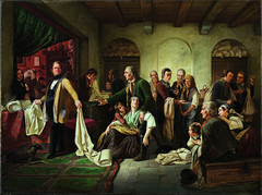 The Silesian Weavers by Karl Hübner