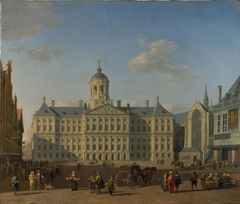 The Town Hall, Amsterdam by Gerrit Adriaenszoon Berckheyde