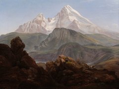 The Watzmann by Johan Christian Dahl