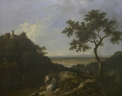 Tivoli–Temple of the Sibyl and the Campagna by Richard Wilson