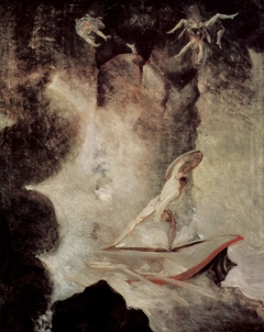 Ulysse face à Charybde et Scylla. by Johann Heinrich Füssli