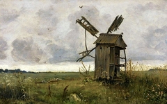 krainian Windmill by Jan Stanisławski