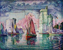 Entrée du port de la Rochelle by Paul Signac