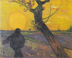 Sower at Sunset by Vincent van Gogh