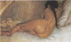 Female Nude - Back view by Vincent van Gogh