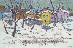 Untitled (Winter Landscape) by Carl J. Zimmerman