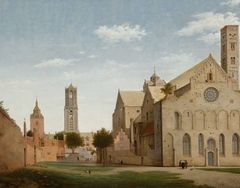 Utrecht, Saint Mary's Square and Saint Mary's Church by Pieter Jansz Saenredam