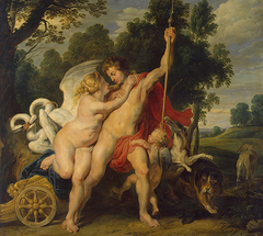 Venus and Adonis by Peter Paul Rubens