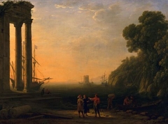 View of Seaport by Claude Lorrain