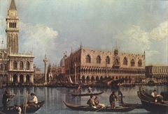 View of the Bacino di San Marco from the Punta della Dogana by Canaletto