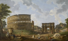 View of the Colosseum by Giovanni Paolo Panini