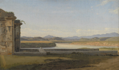 View of the Fontana Acetosa, Rome by Christoffer Wilhelm Eckersberg