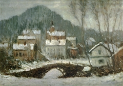 Village de Sandviken by Claude Monet