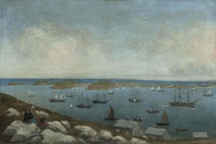 Vue de la rade de Saint-Pierre by Joseph Lemoine