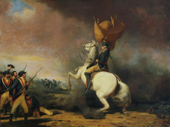 Washington Rallying the Americans at the Battle of Princeton by William Ranney