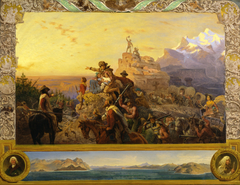 Westward the Course of Empire Takes Its Way (mural study, U.S. Capitol) by Emanuel Leutze