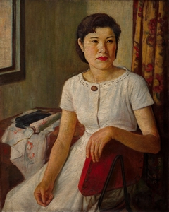 Young Woman by The Window by Li Mei-shu