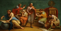 A Greek Philosopher and Disciples by Antonio Zucchi