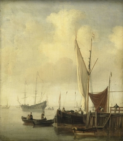 A Harbor by Willem van de Velde II