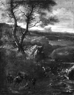 A Landscape with Cattle by Nicolaes Pieterszoon Berchem