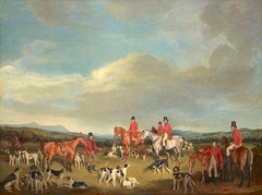 A Meet of the Fife Hounds by Francis Grant