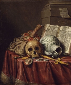 A Vanitas Still Life by Evert Collier