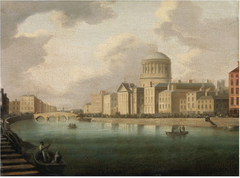 A View of the Four Courts, Dublin by William Sadler