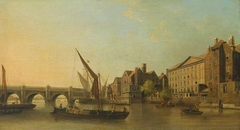 A View of Westminster Bridge and Parts Adjacent by Samuel Scott