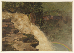 A Waterfall in Colombia by Frederic Edwin Church