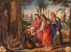 Abraham and the three Angels by Bernardino Montañés