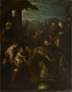 Adoration of the Magi by Paolo Farinati