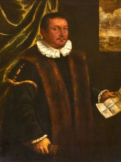 An Unknown Man with a Letter by Anonymous