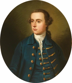 An Unknown Young Man in Blue by Anonymous