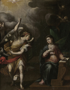 Annunciation by Gregorio Vasquez de Arce y Ceballos