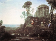 Apollo and the Muses on Mount Helicon by Claude Lorrain