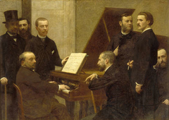 Around the Piano by Henri Fantin-Latour