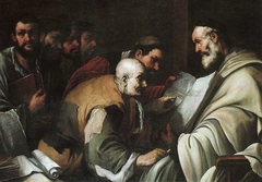 Assembly of Religious Persons by Luca Giordano