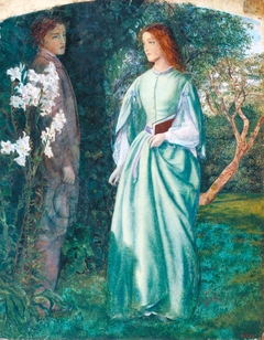 Aurora Leigh’s Dismissal of Romney (‘The Tryst’) by Arthur Hughes