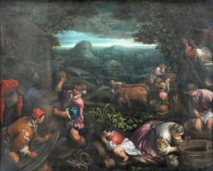 Autumn by Jacopo Bassano