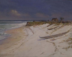 Beached Canoe by D. Howard Hitchcock