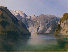 Blick über den Königssee by August Schaeffer von Wienwald