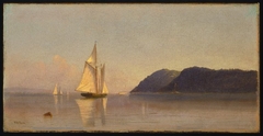 Boats on the Hudson by Francis A. Silva