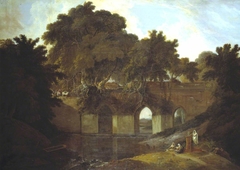 Bridge near Rajmahal, Bihar by Thomas Daniell